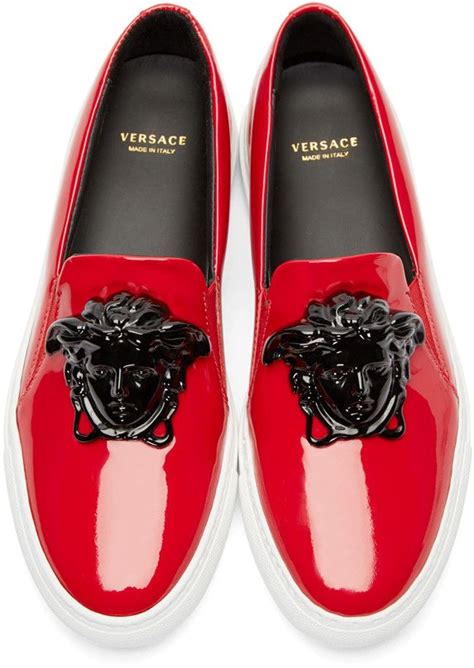 red versace mens shoes|Versace shoes red and blue.